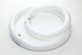 picture of circular fluorescent light tubes